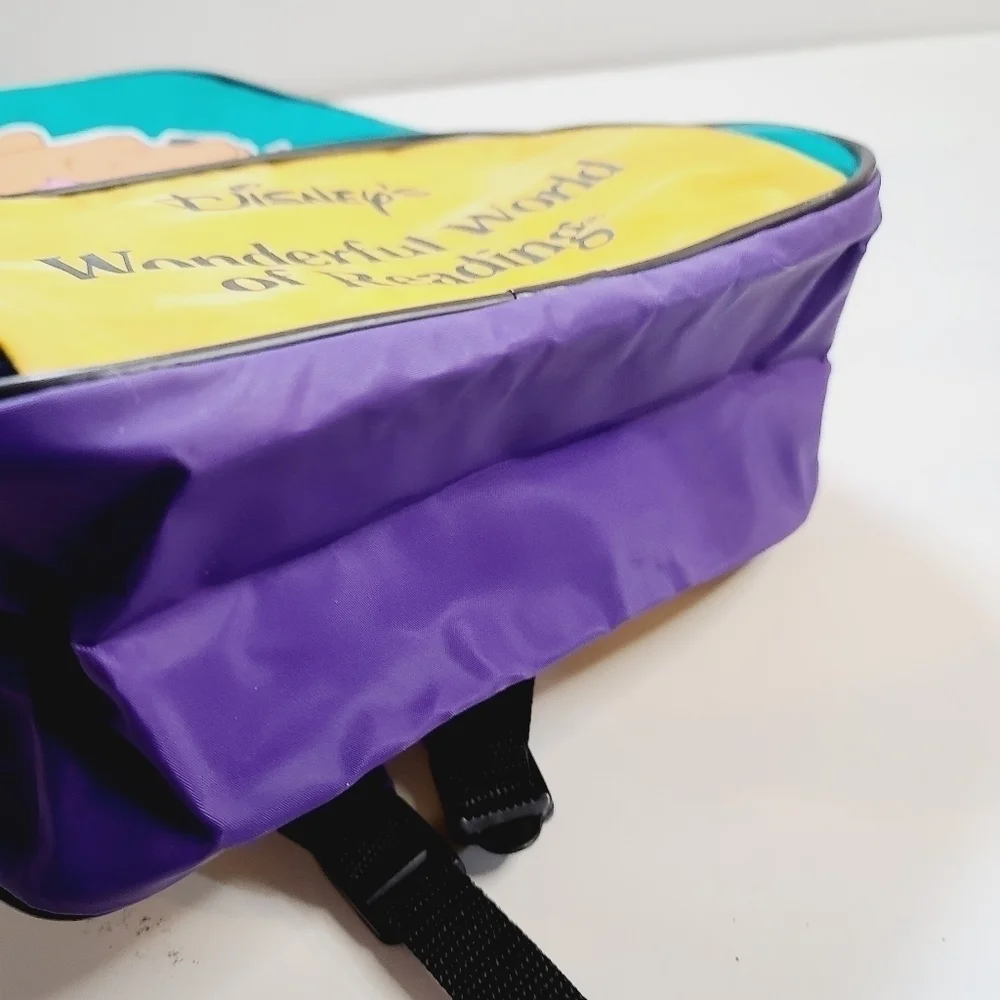 Vintage 90s Y2K Winnie The Pooh Wonderful World of Reading Backpack